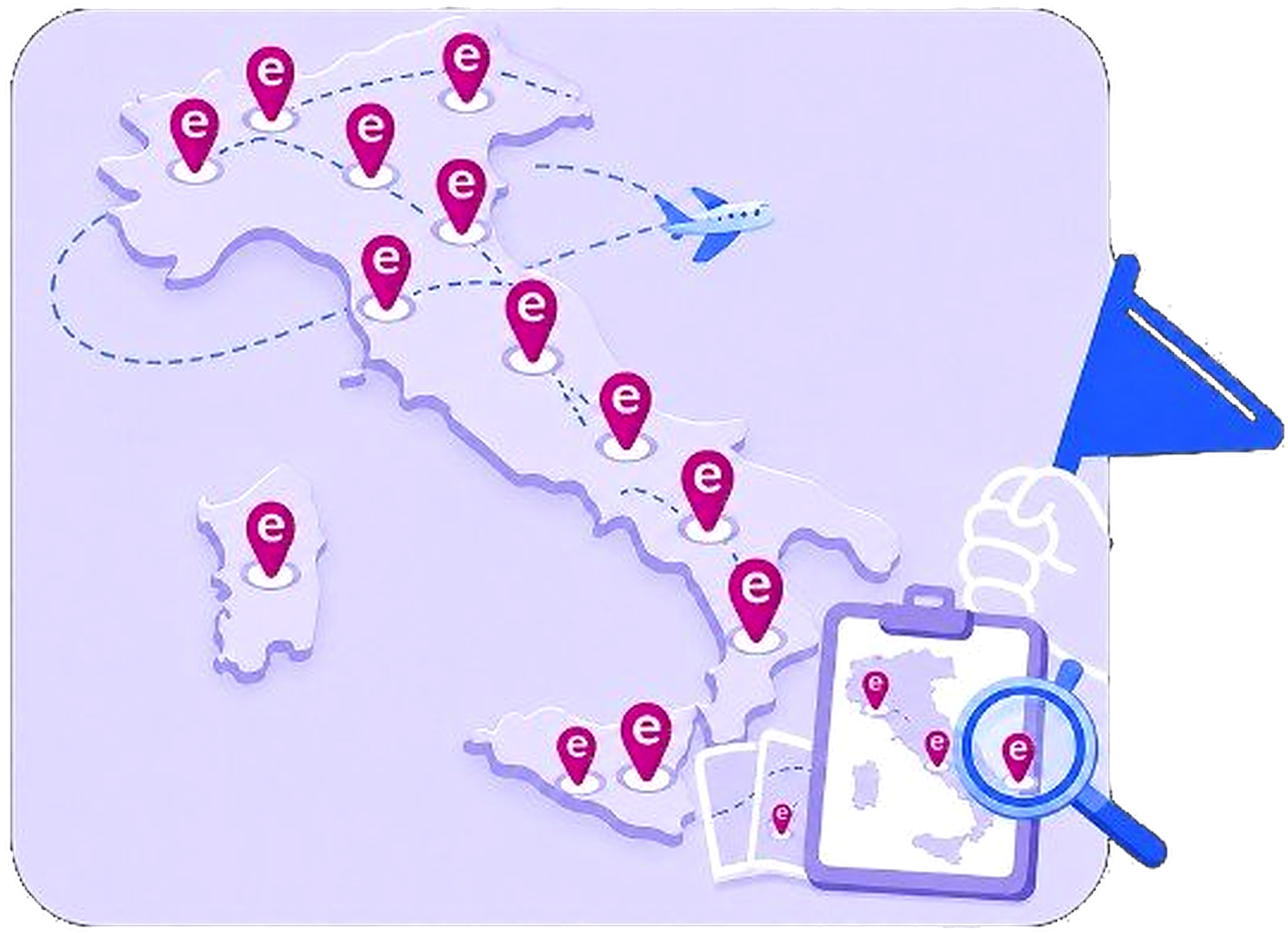 grafica sedi ecampus